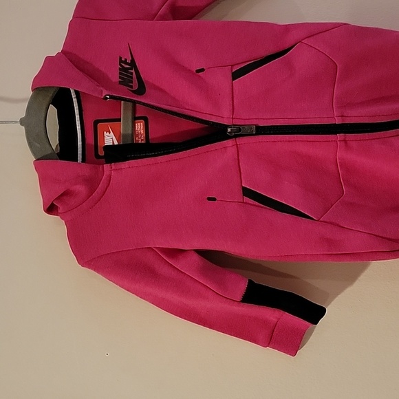 Nike Tech Fleece Pink One Piece Jumpsuit Romper size 3/6 months - Picture 8 of 15